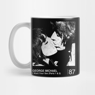 George Michael / Minimalist Style Graphic Fan Artwork Mug